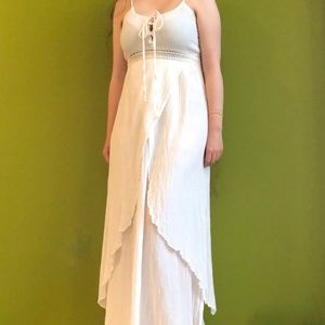 Greek goddess cotton summer maxi dress (Olympic Grigoropoulos Gregory)